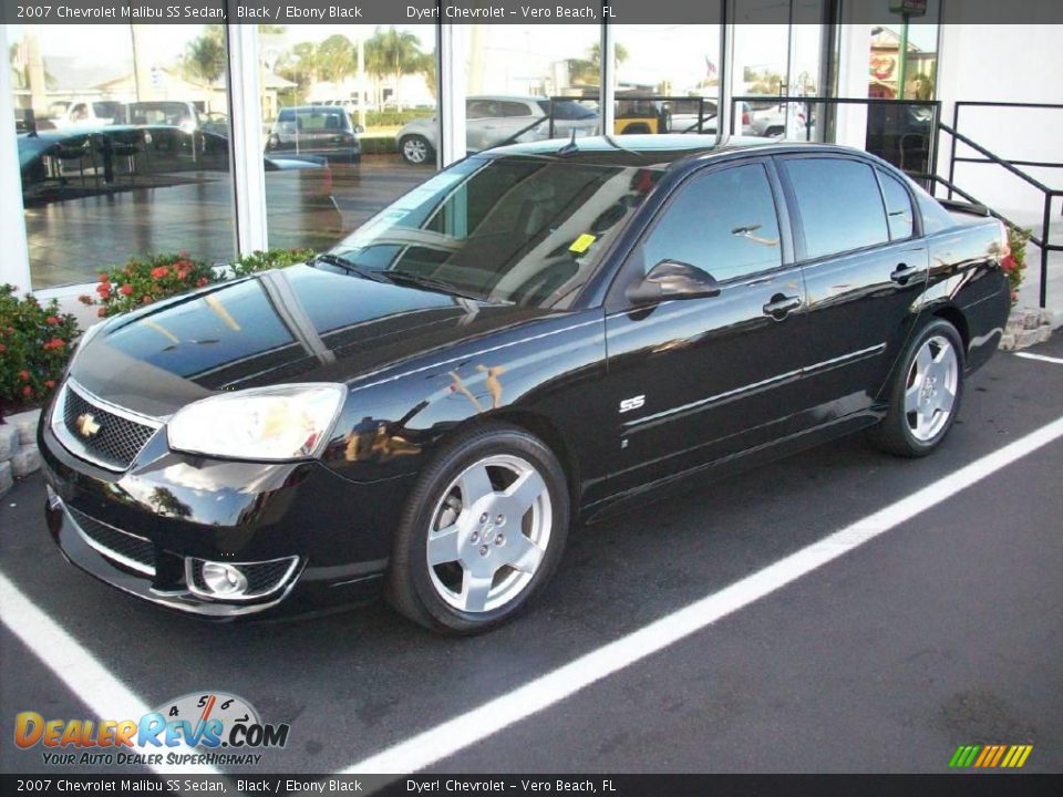 2007 Chevrolet Malibu SS Sedan Black / Ebony Black Photo #1