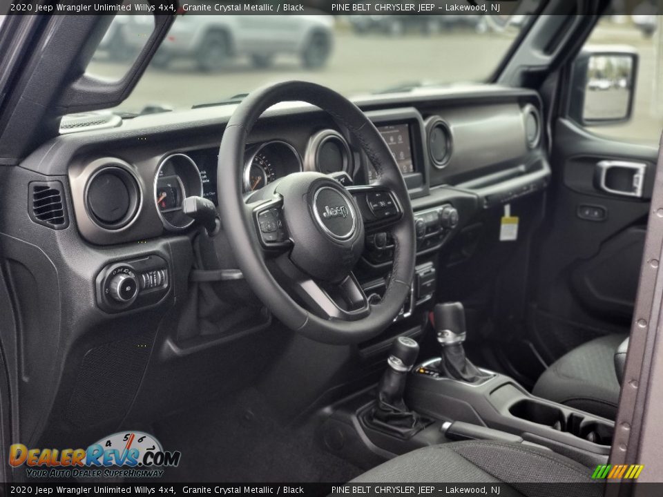 2020 Jeep Wrangler Unlimited Willys 4x4 Granite Crystal Metallic / Black Photo #11