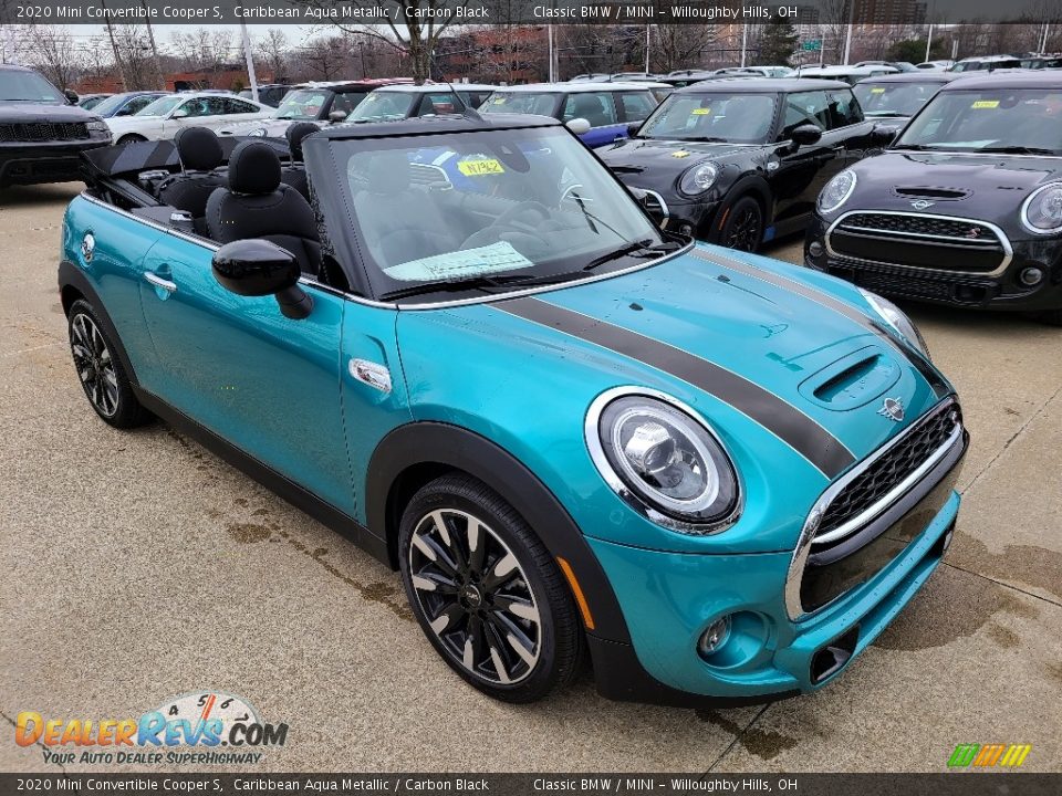 Front 3/4 View of 2020 Mini Convertible Cooper S Photo #1