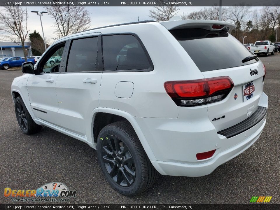 2020 Jeep Grand Cherokee Altitude 4x4 Bright White / Black Photo #6