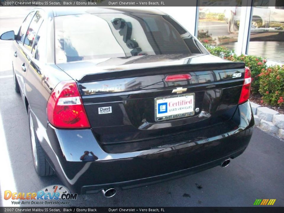 2007 Chevrolet Malibu SS Sedan Black / Ebony Black Photo #3