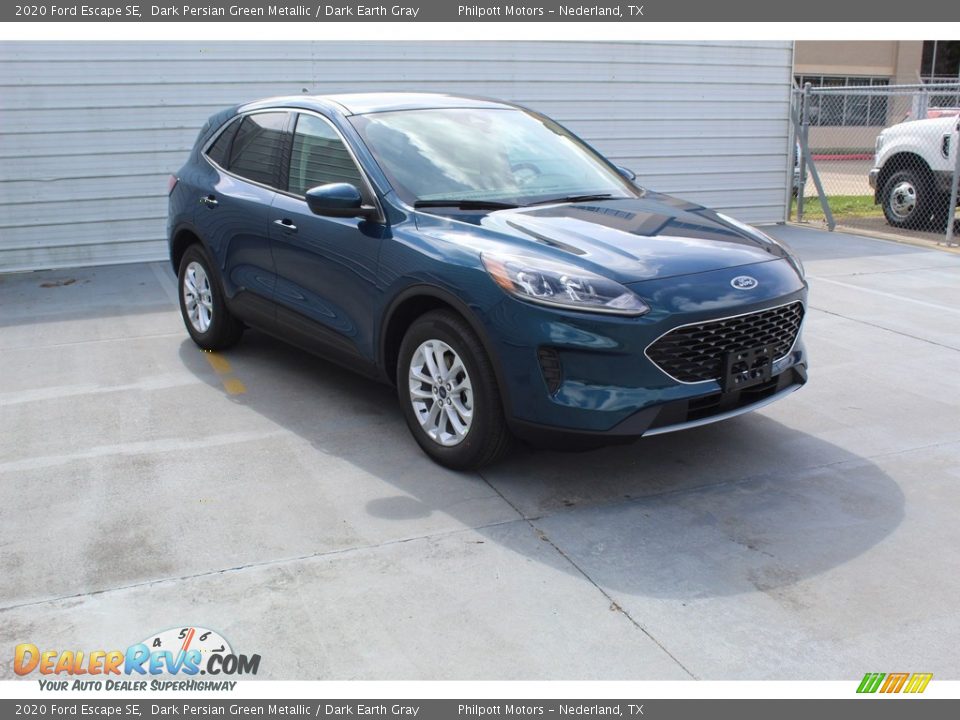 2020 Ford Escape SE Dark Persian Green Metallic / Dark Earth Gray Photo #2
