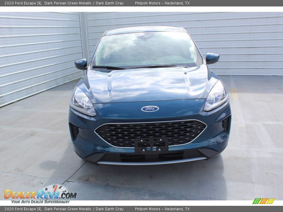 2020 Ford Escape SE Dark Persian Green Metallic / Dark Earth Gray Photo #3