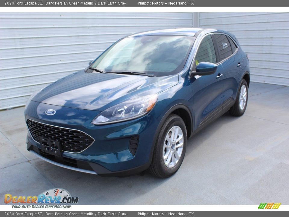 2020 Ford Escape SE Dark Persian Green Metallic / Dark Earth Gray Photo #4