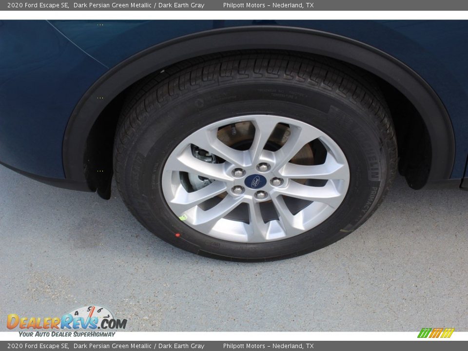 2020 Ford Escape SE Dark Persian Green Metallic / Dark Earth Gray Photo #5