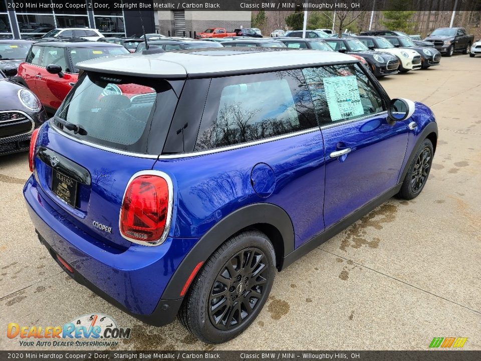 2020 Mini Hardtop Cooper 2 Door Starlight Blue Metallic / Carbon Black Photo #2