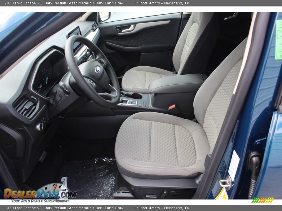 2020 Ford Escape SE Dark Persian Green Metallic / Dark Earth Gray Photo #10
