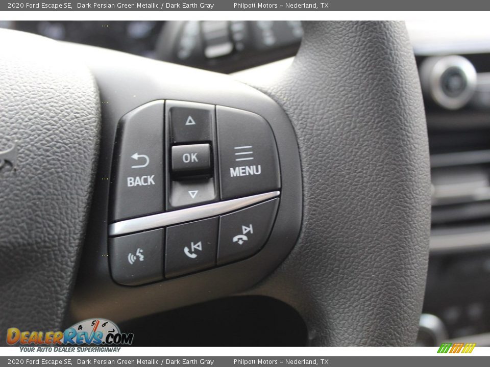 2020 Ford Escape SE Dark Persian Green Metallic / Dark Earth Gray Photo #12