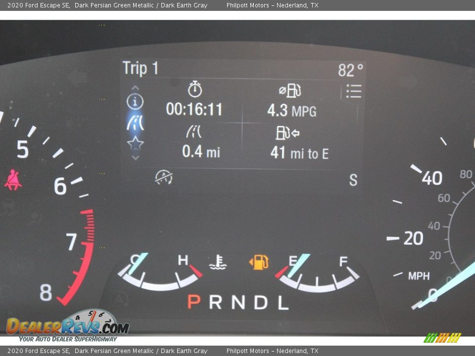 2020 Ford Escape SE Dark Persian Green Metallic / Dark Earth Gray Photo #14