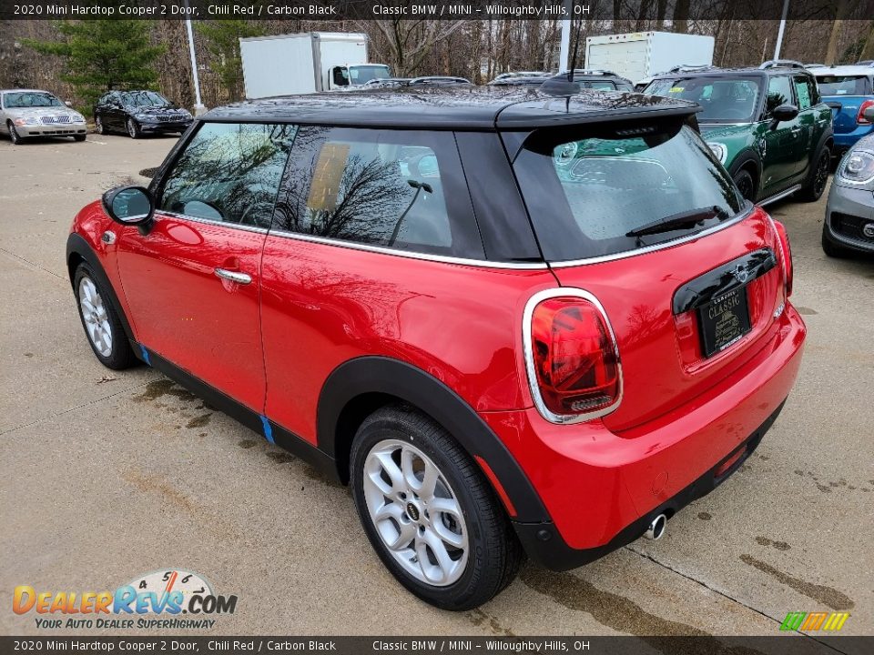 2020 Mini Hardtop Cooper 2 Door Chili Red / Carbon Black Photo #3