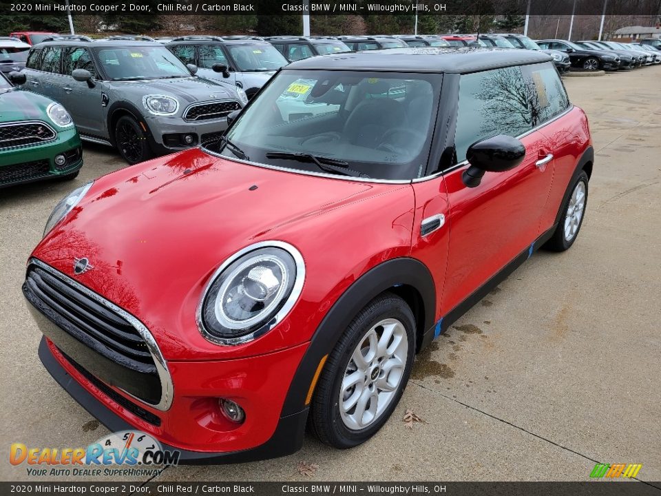 2020 Mini Hardtop Cooper 2 Door Chili Red / Carbon Black Photo #4