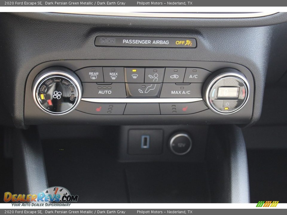 2020 Ford Escape SE Dark Persian Green Metallic / Dark Earth Gray Photo #17