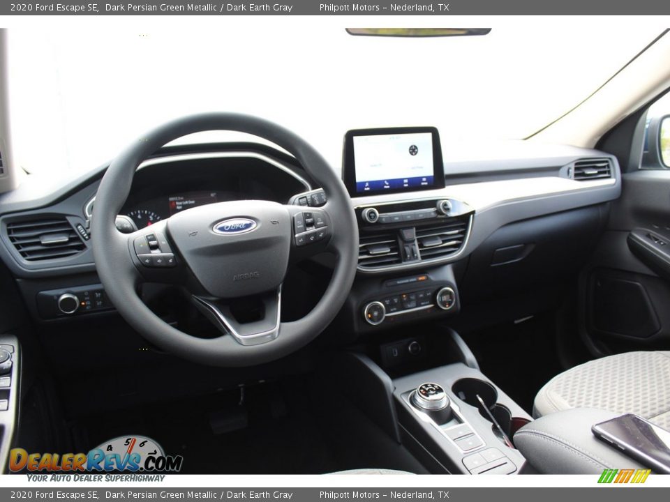 2020 Ford Escape SE Dark Persian Green Metallic / Dark Earth Gray Photo #22