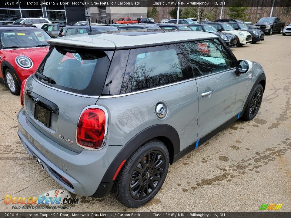 2020 Mini Hardtop Cooper S 2 Door Moonwalk Gray Metallic / Carbon Black Photo #2