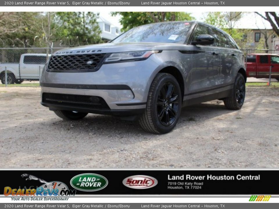 2020 Land Rover Range Rover Velar S Eiger Gray Metallic / Ebony/Ebony Photo #1