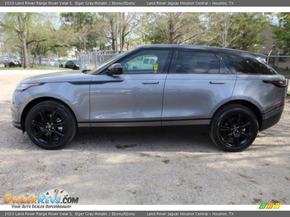 2020 Land Rover Range Rover Velar S Eiger Gray Metallic / Ebony/Ebony Photo #6
