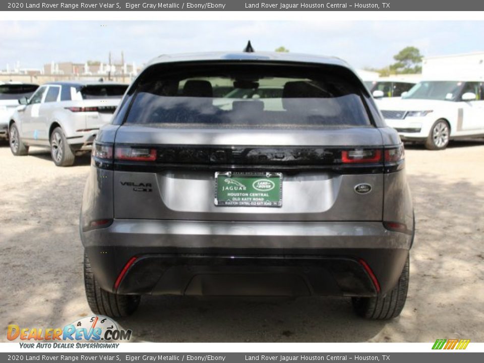 2020 Land Rover Range Rover Velar S Eiger Gray Metallic / Ebony/Ebony Photo #7