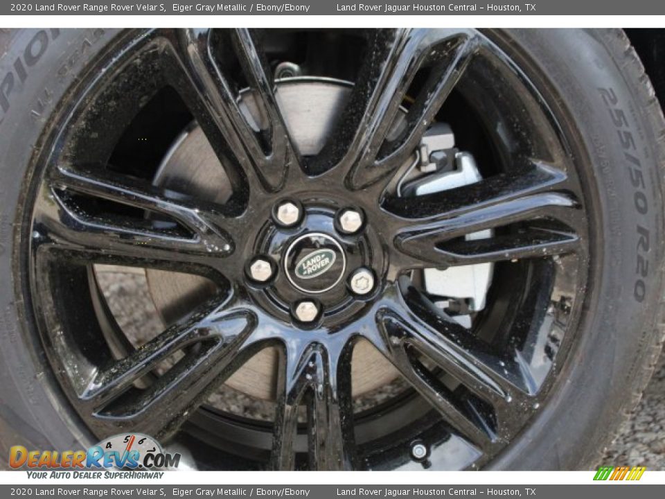 2020 Land Rover Range Rover Velar S Eiger Gray Metallic / Ebony/Ebony Photo #9