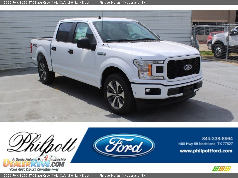 2020 Ford F150 STX SuperCrew 4x4 Oxford White / Black Photo #1