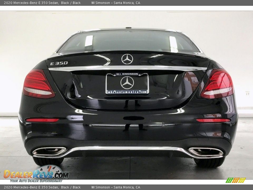 2020 Mercedes-Benz E 350 Sedan Black / Black Photo #3