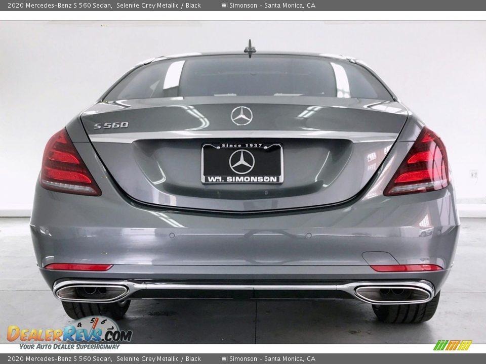 2020 Mercedes-Benz S 560 Sedan Selenite Grey Metallic / Black Photo #3