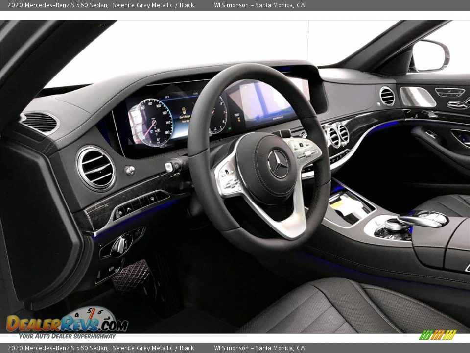 2020 Mercedes-Benz S 560 Sedan Selenite Grey Metallic / Black Photo #4