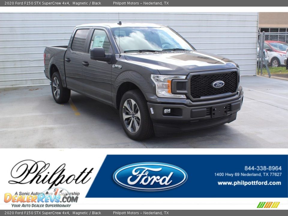 2020 Ford F150 STX SuperCrew 4x4 Magnetic / Black Photo #1