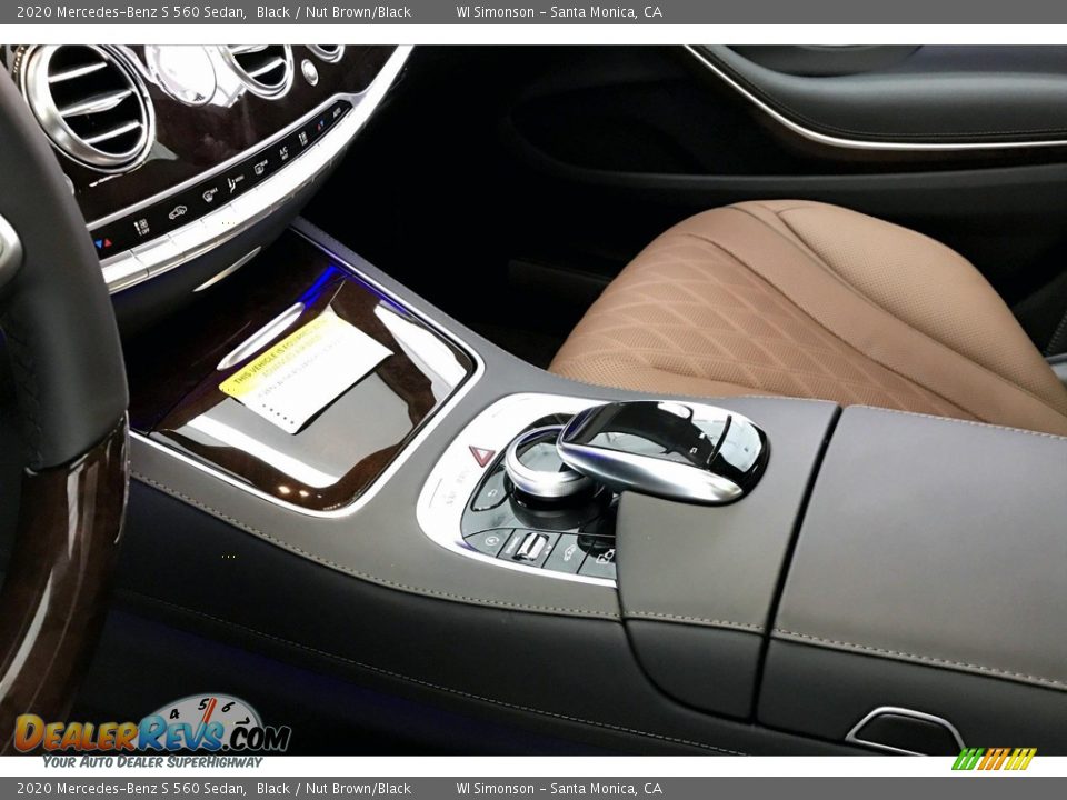 2020 Mercedes-Benz S 560 Sedan Black / Nut Brown/Black Photo #7