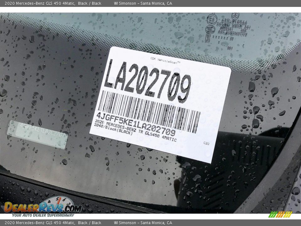 2020 Mercedes-Benz GLS 450 4Matic Black / Black Photo #11