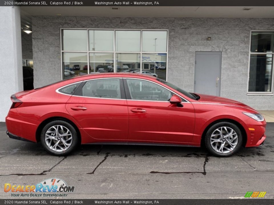 Calypso Red 2020 Hyundai Sonata SEL Photo #2