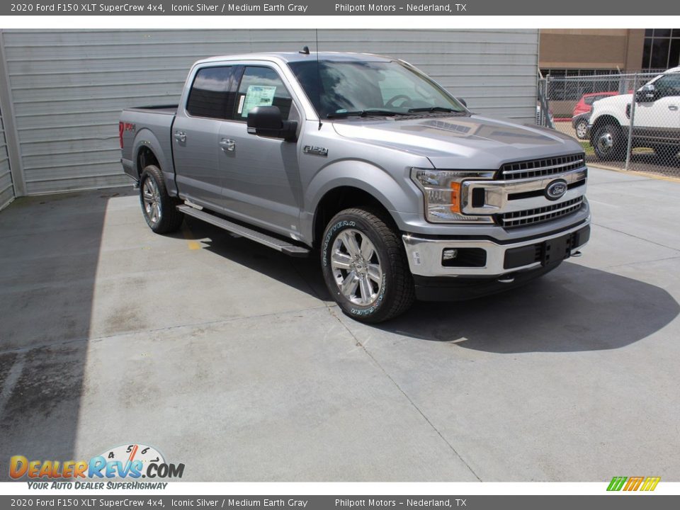2020 Ford F150 XLT SuperCrew 4x4 Iconic Silver / Medium Earth Gray Photo #2
