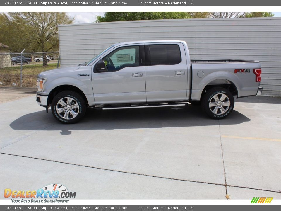 2020 Ford F150 XLT SuperCrew 4x4 Iconic Silver / Medium Earth Gray Photo #5