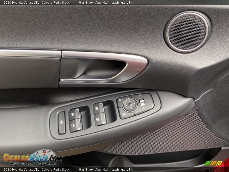 2020 Hyundai Sonata SEL Calypso Red / Black Photo #8