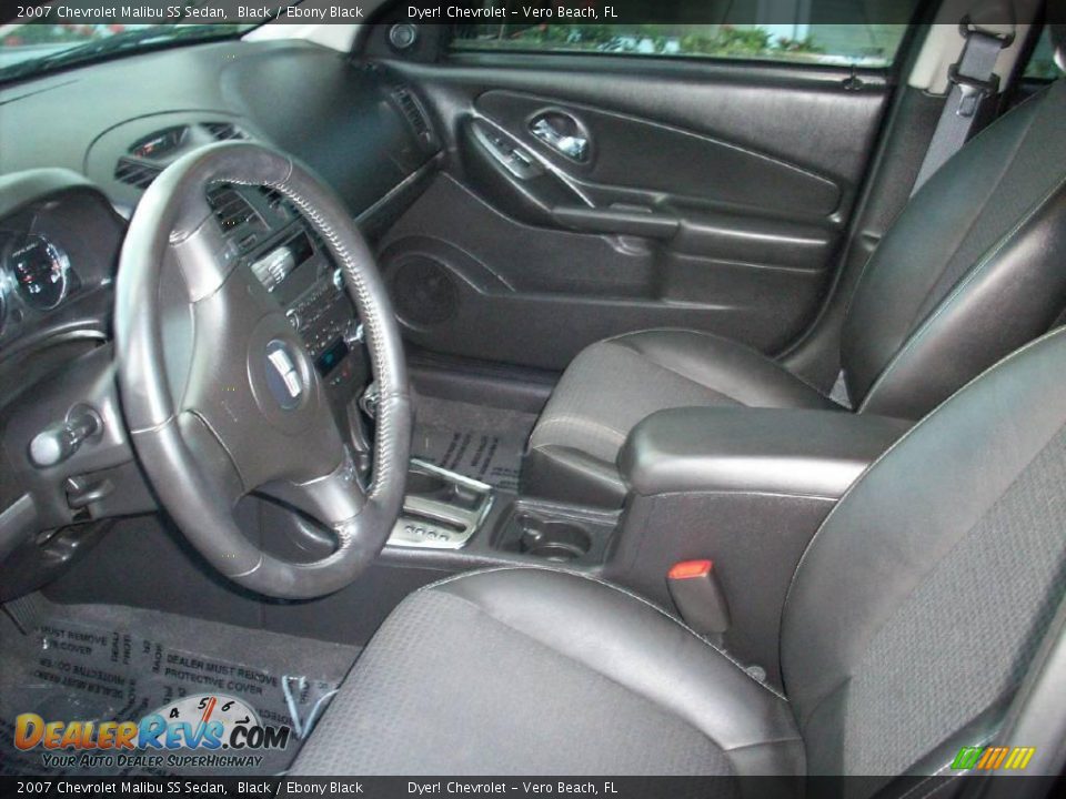 2007 Chevrolet Malibu SS Sedan Black / Ebony Black Photo #10