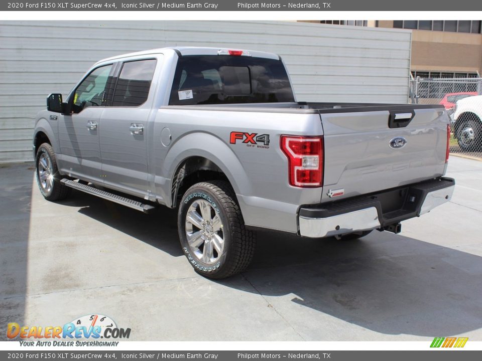 2020 Ford F150 XLT SuperCrew 4x4 Iconic Silver / Medium Earth Gray Photo #7