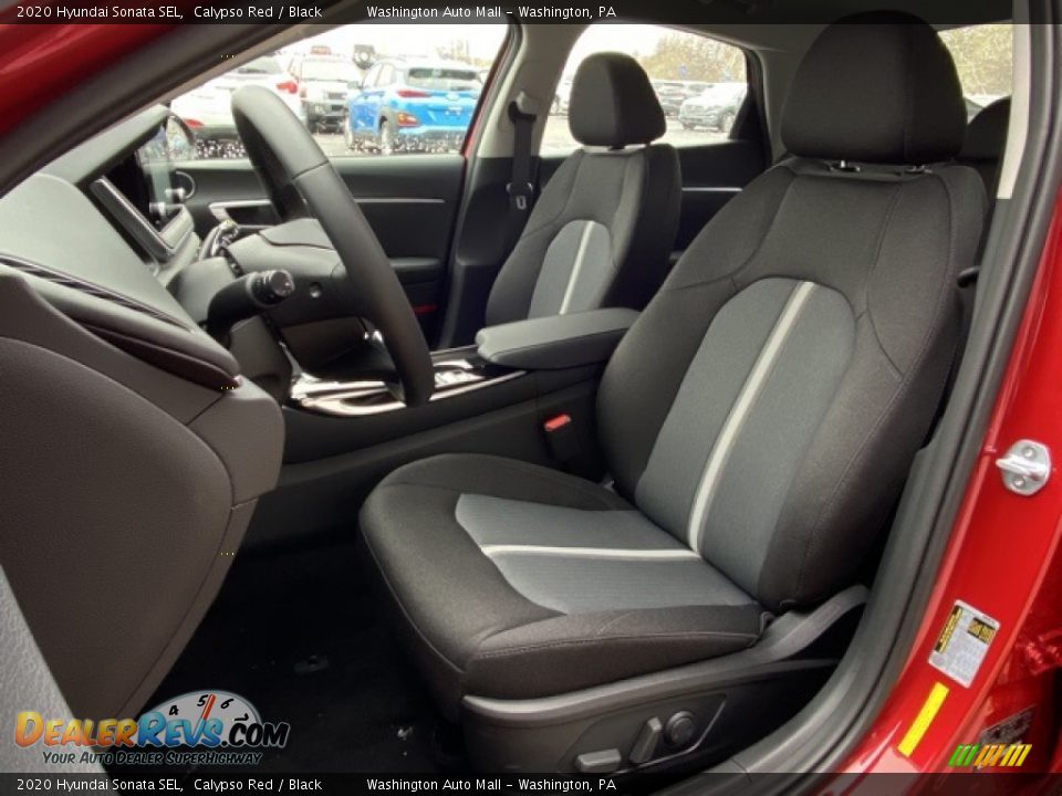 2020 Hyundai Sonata SEL Calypso Red / Black Photo #11