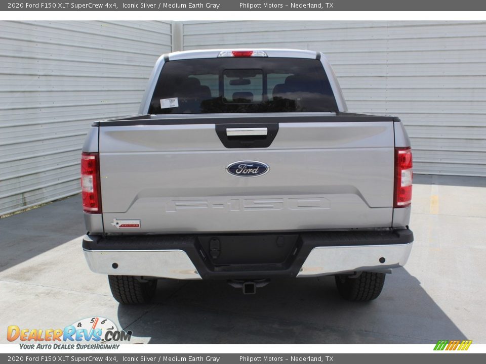 2020 Ford F150 XLT SuperCrew 4x4 Iconic Silver / Medium Earth Gray Photo #8