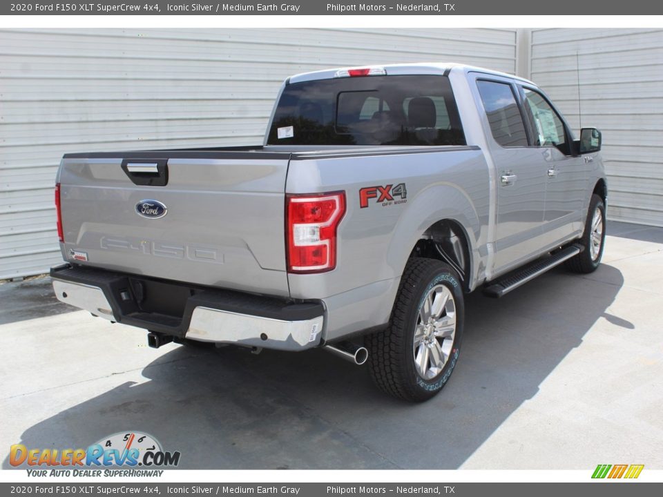 2020 Ford F150 XLT SuperCrew 4x4 Iconic Silver / Medium Earth Gray Photo #9