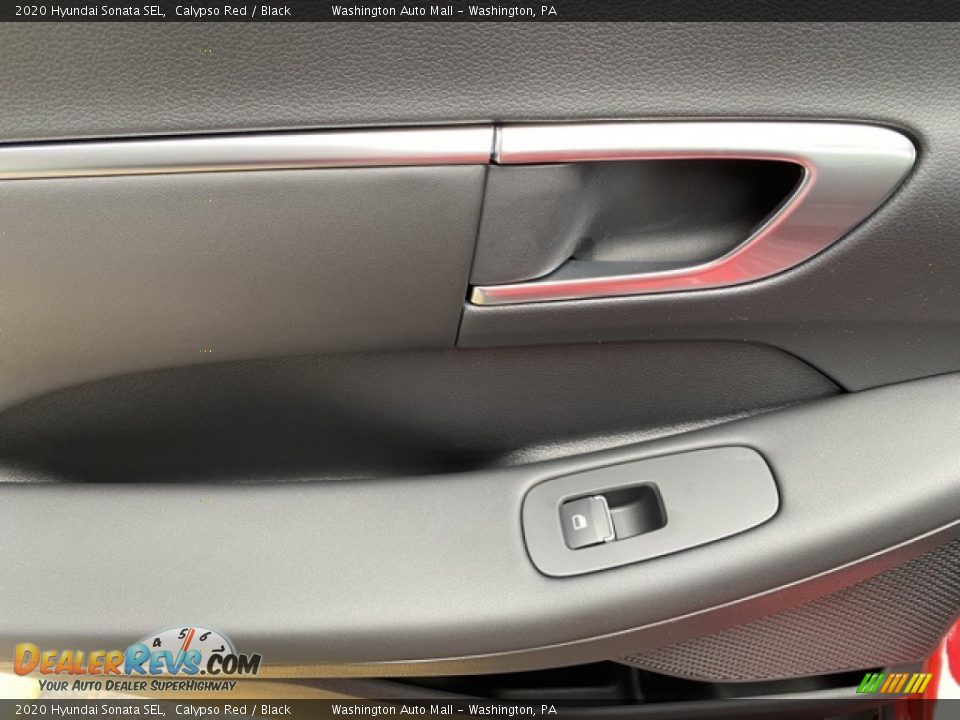2020 Hyundai Sonata SEL Calypso Red / Black Photo #13