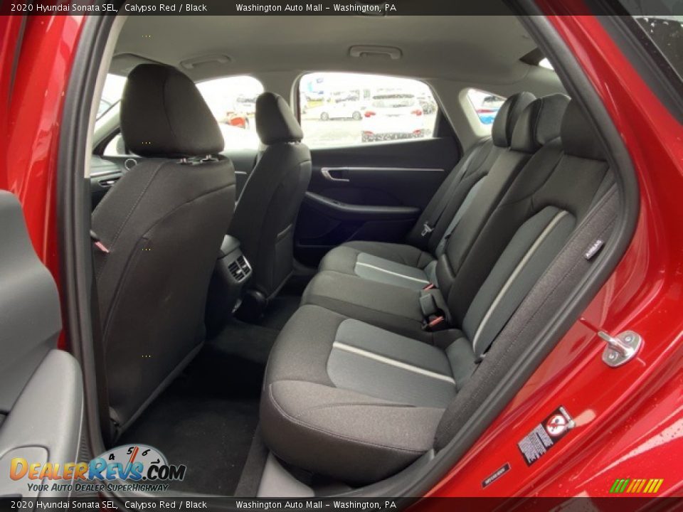 2020 Hyundai Sonata SEL Calypso Red / Black Photo #14