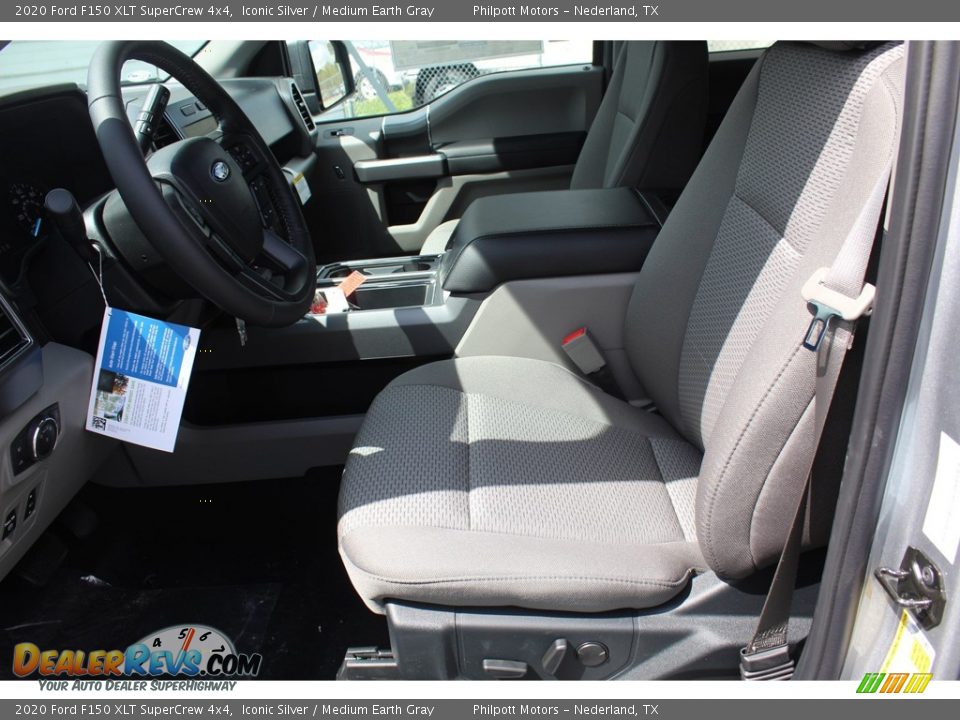 2020 Ford F150 XLT SuperCrew 4x4 Iconic Silver / Medium Earth Gray Photo #11