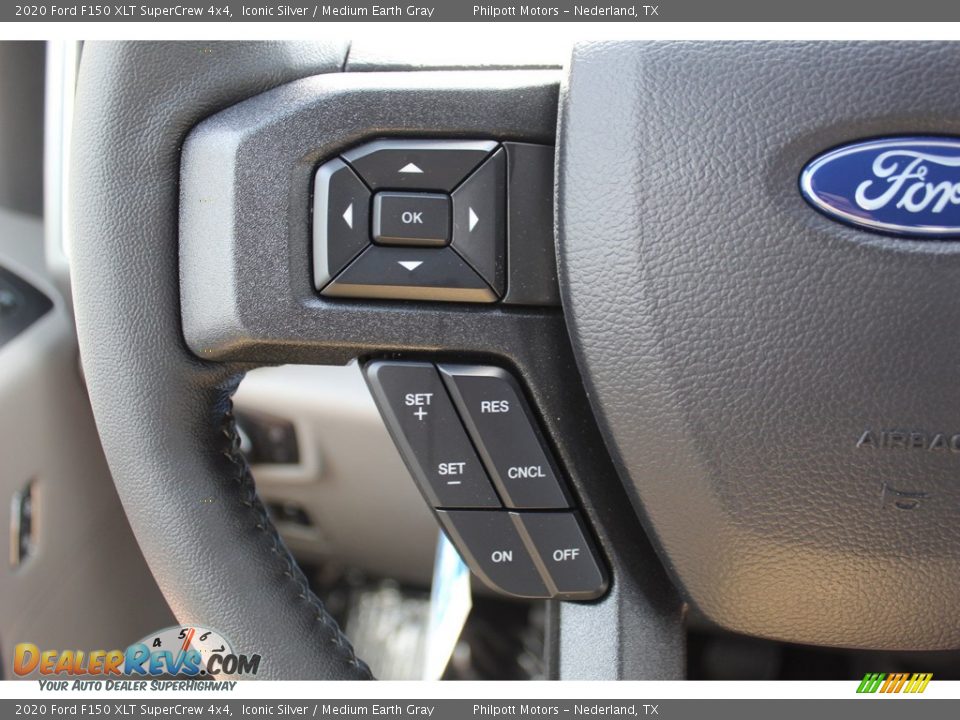 2020 Ford F150 XLT SuperCrew 4x4 Iconic Silver / Medium Earth Gray Photo #12