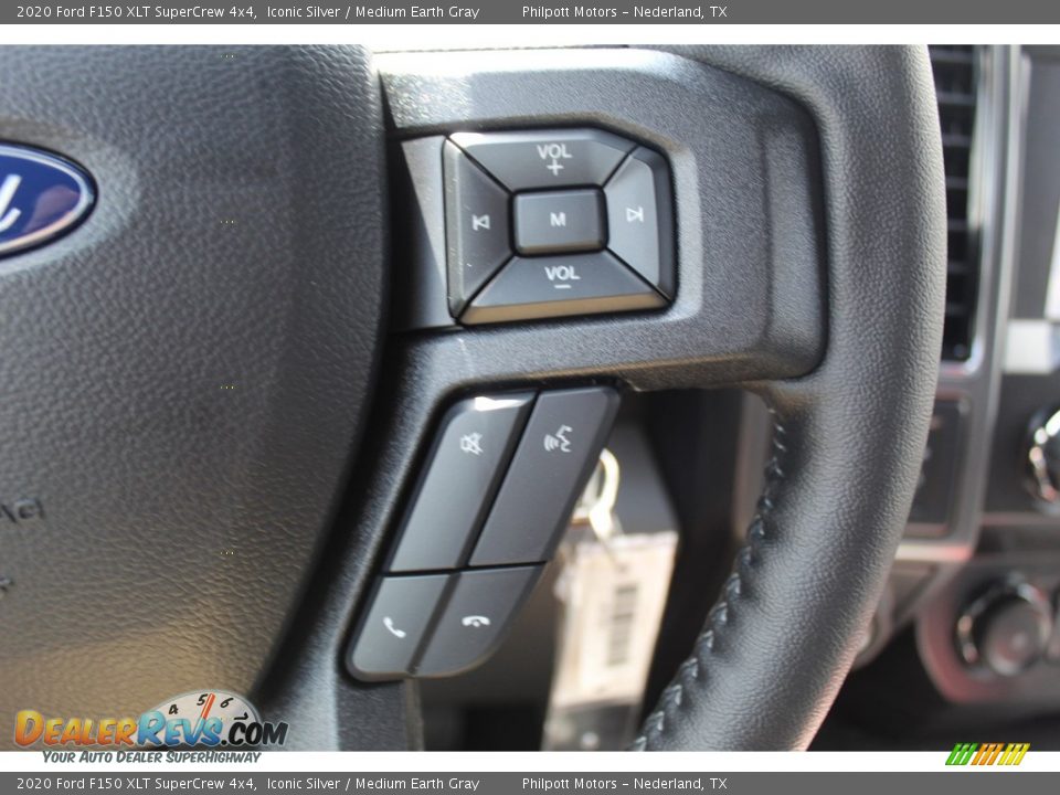 2020 Ford F150 XLT SuperCrew 4x4 Iconic Silver / Medium Earth Gray Photo #13