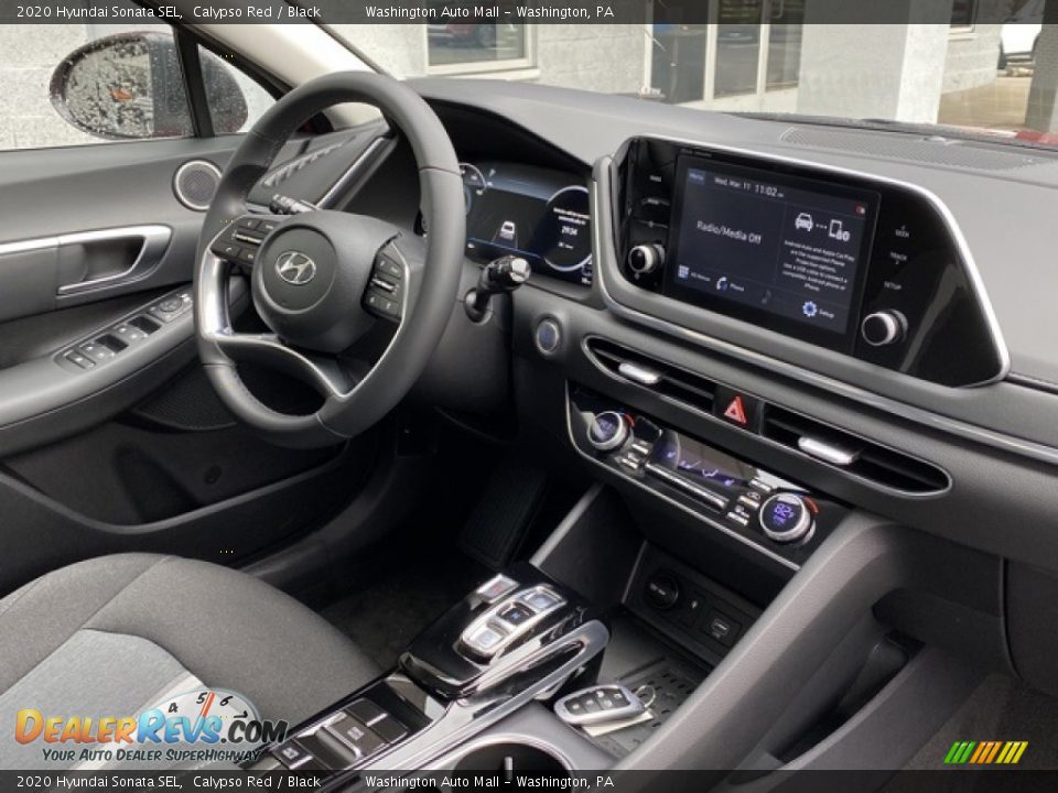 2020 Hyundai Sonata SEL Calypso Red / Black Photo #18