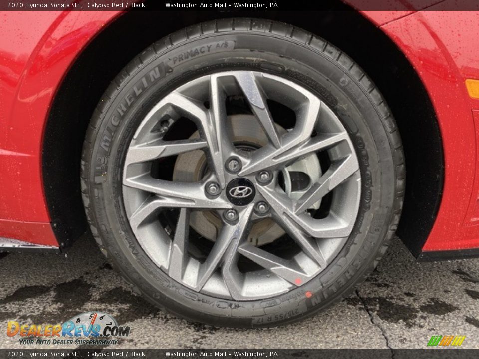 2020 Hyundai Sonata SEL Calypso Red / Black Photo #20