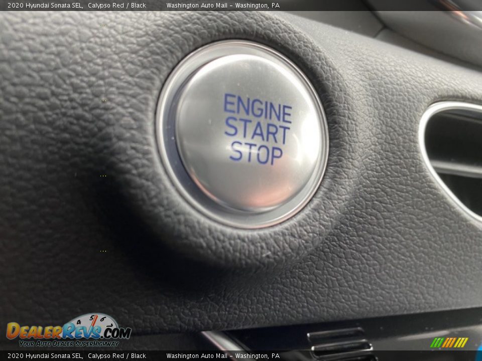 2020 Hyundai Sonata SEL Calypso Red / Black Photo #22