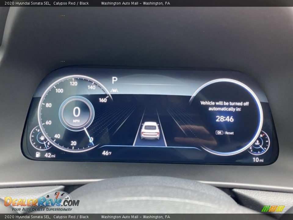 2020 Hyundai Sonata SEL Calypso Red / Black Photo #23