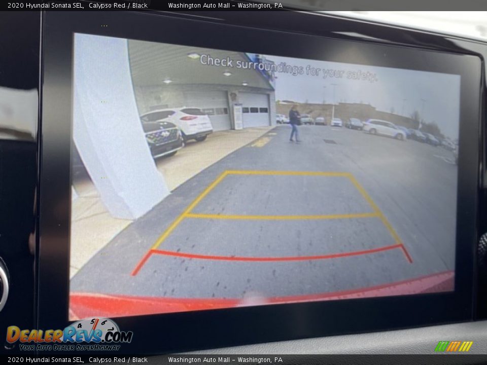 2020 Hyundai Sonata SEL Calypso Red / Black Photo #25