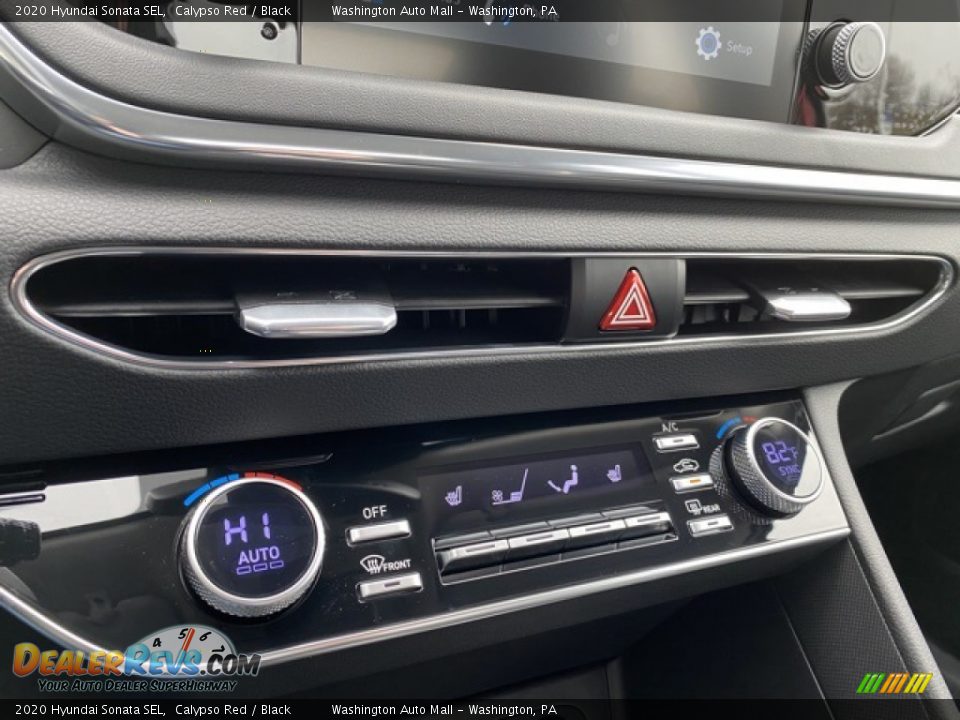 2020 Hyundai Sonata SEL Calypso Red / Black Photo #26