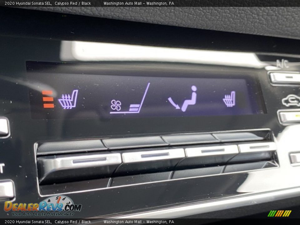 2020 Hyundai Sonata SEL Calypso Red / Black Photo #27
